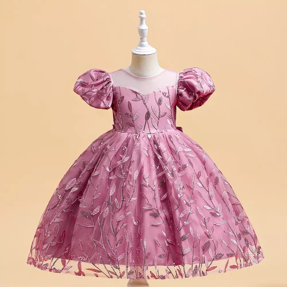Luxury Embroidered Princess Flower 🌺 Special Occasion Dress 5065